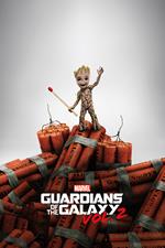 Poster Maxi 61x91,5 Cm Guardians Of The Galaxy Vol. 2. Groot Dynamite
