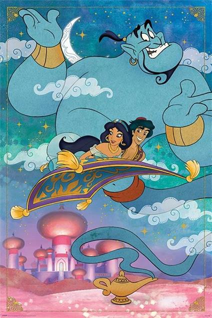 Poster 61X91,5 Cm Disney. Aladdin. A Whole New World