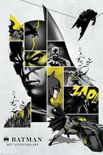 Poster 61X91,5 Cm Dc Comics. Batman. 80Th Anniversary
