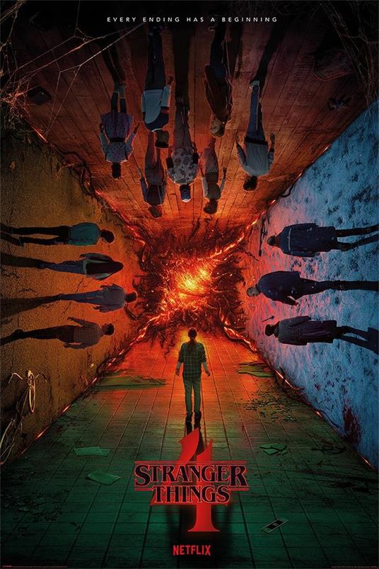 Poster Stranger Things 4 Every Ending - Pyramid - Idee regalo | IBS