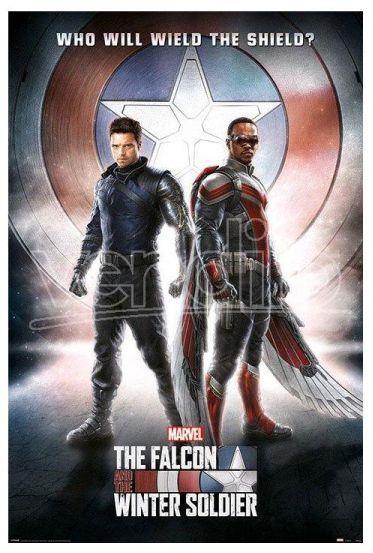 The Falcon E The Winter Soldier Poster Pack Wield The Shield 61 X 91 Cm (5) Pyramid International - 2