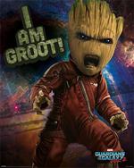Poster Guardians Of The Galaxy Vol. 2 Angry Groot Mini