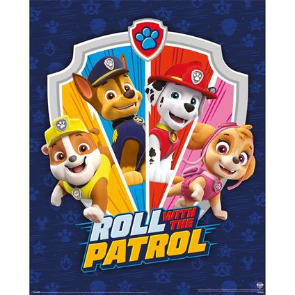 Paw Patrol: Pyramid - Roll With The Patrol (Poster Mini 40x50 Cm)