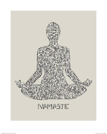 Stampa 40X50 Louise Tate Namaste