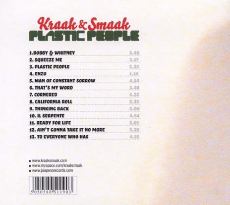 Plastic People - CD Audio di Kraak & Smaak - 2