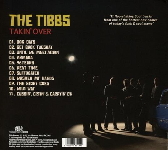 Takin' Over - CD Audio di Tibbs - 2