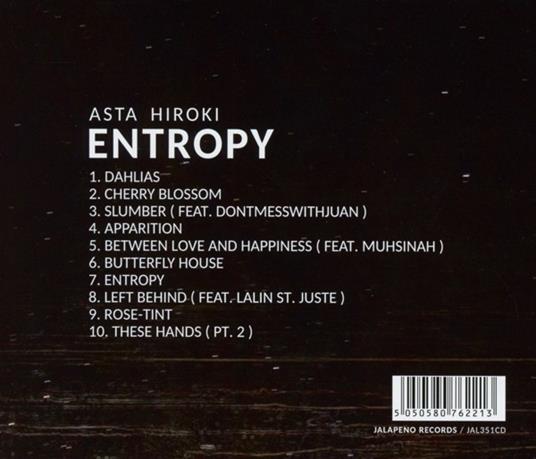 Entropy - CD Audio di Asta Hiroki