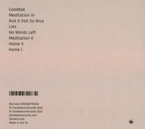 Goodbyes - CD Audio di Hanakiv - 2