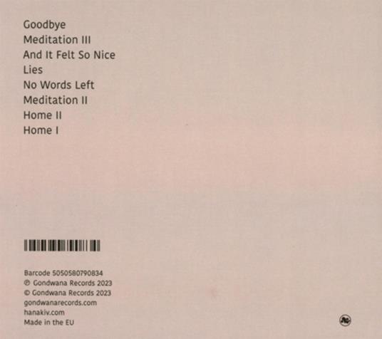 Goodbyes - CD Audio di Hanakiv - 2