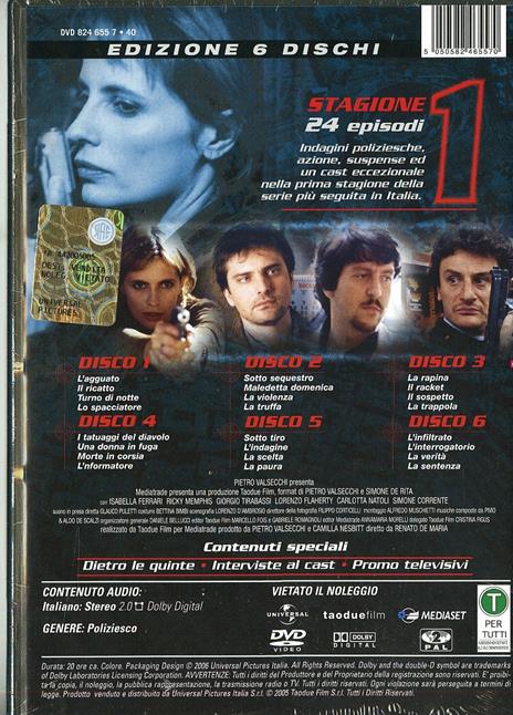 Distretto di polizia. Stagione 1 (6 DVD) - DVD - Film di Renato De Maria  Giallo | IBS