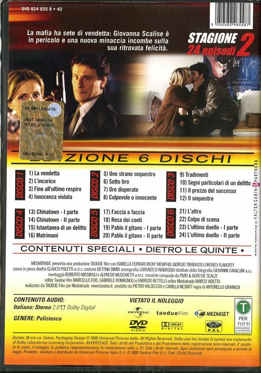 Distretto di polizia. Stagione 2 (6 DVD) - DVD - Film di Antonio Luigi  Grimaldi Giallo | IBS