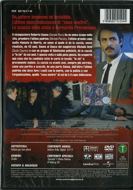 L' ultimo Padrino di Marco Risi - DVD - 2