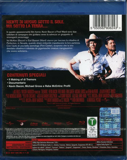 Tremors (Blu-ray) di Ron Underwood - Blu-ray - 2