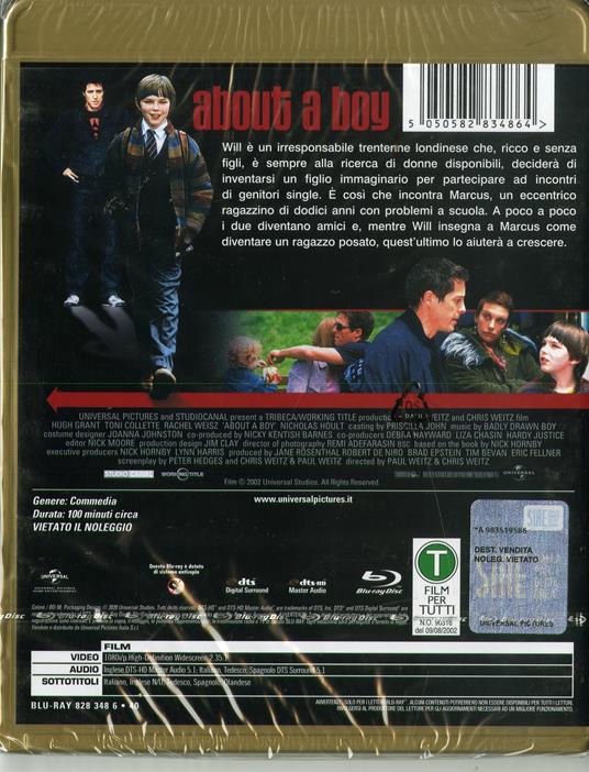 About a boy (Blu-ray) di Chris Weitz,Paul Weitz - Blu-ray - 2