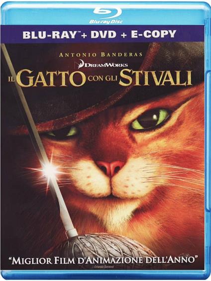 Il Gatto con gli stivali. Combo Pack (DVD + Blu-ray) di Chris Miller - DVD + Blu-ray