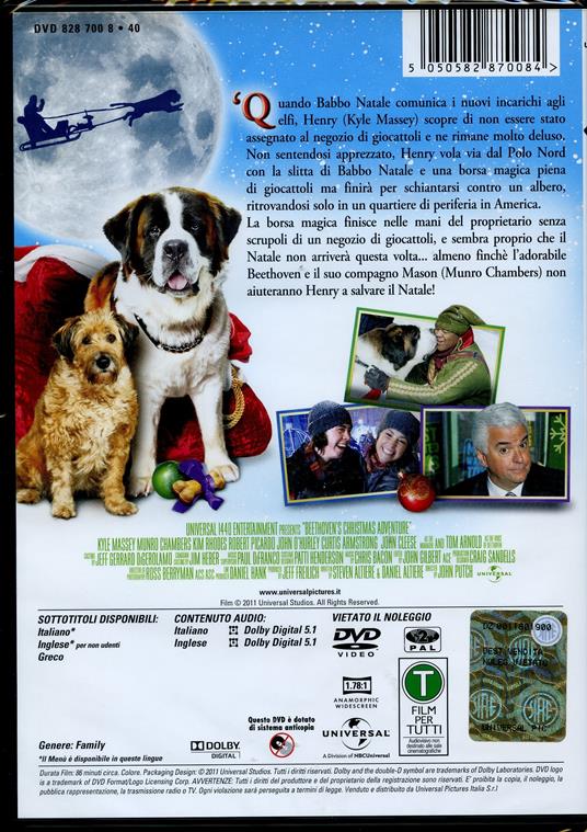 Beethoven. L'avventura di Natale (DVD) di John Putch - DVD - 2