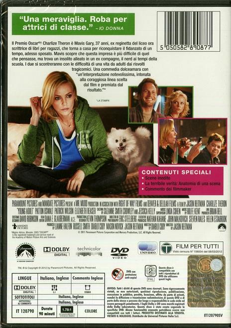 Young Adult di Jason Reitman - DVD - 2