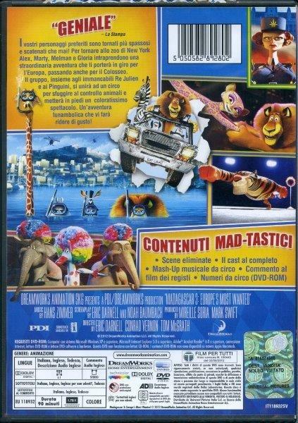 Madagascar 3. Ricercati in Europa - DVD - Film di Eric Darnell , Tom  McGrath Animazione | IBS