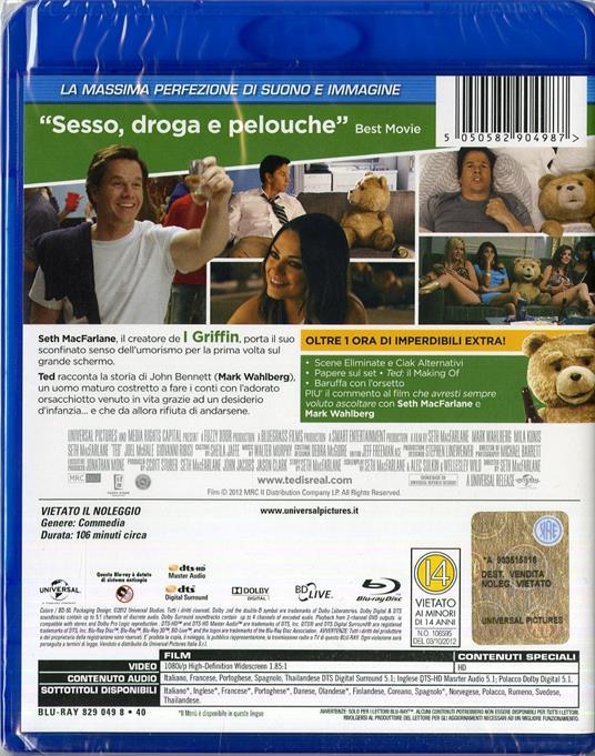 Ted di Seth MacFarlane - Blu-ray - 2