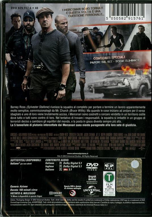 I Mercenari 3: : Universal Pictures, Non disponibile