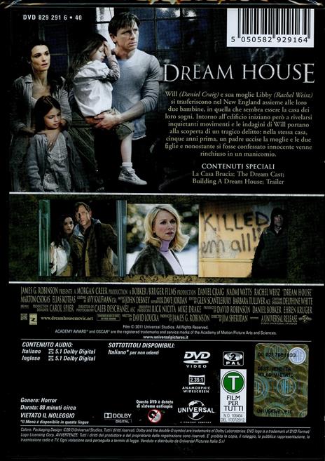 Dream House di Jim Sheridan - DVD - 2