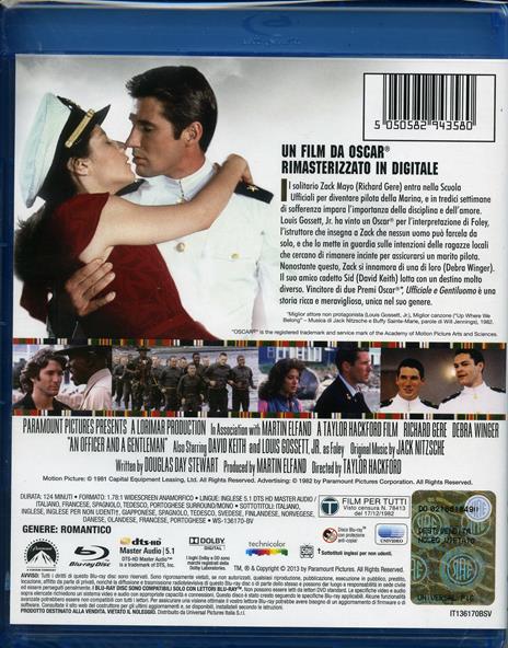 Ufficiale e gentiluomo di Taylor Hackford - Blu-ray - 2