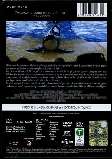Blackfish di Gabriela Cowperthwaite - DVD - 2