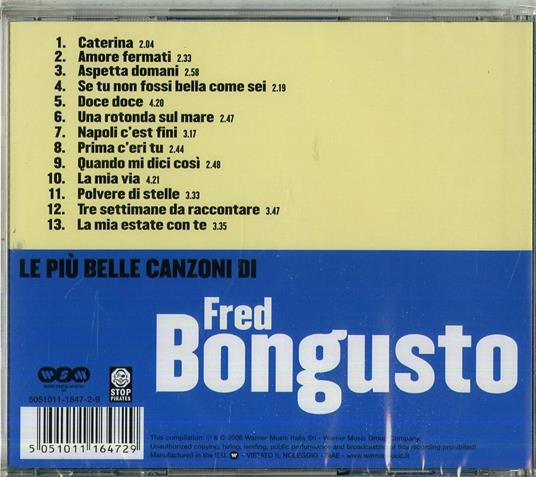 Le più belle canzoni di Fred Bongusto - CD Audio di Fred Bongusto - 2