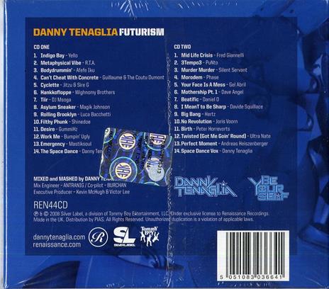 Futurism - CD Audio di Danny Tenaglia - 2