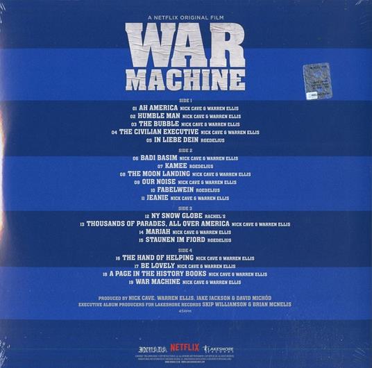 War Machine (Colonna sonora) (White Vinyl Limited Edition) - Vinile LP di Nick Cave,Warren Ellis - 2