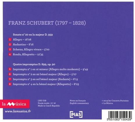 Schubert Vol. 2 - CD Audio di Franz Schubert,Denis Pascal - 2