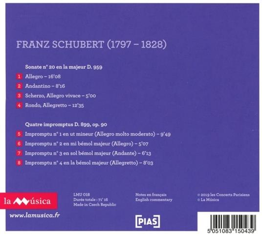 Schubert Vol. 2 - CD Audio di Franz Schubert,Denis Pascal - 2