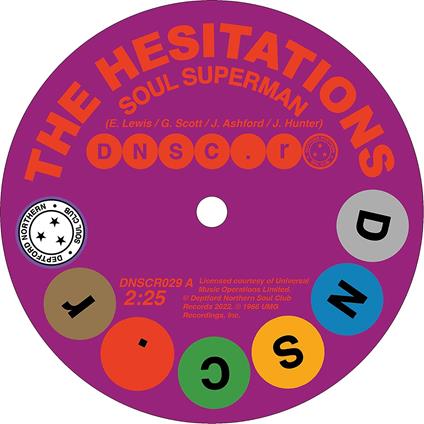 Soul Superman / Ain't No Love in the Heart of the City - Vinile 7'' di Hesitations