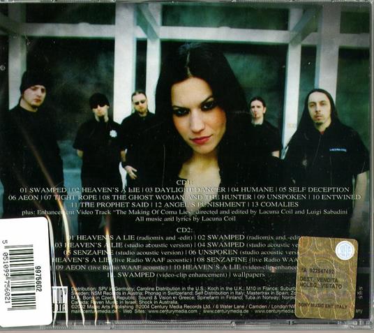 Comalies (Limited Edition) - Lacuna Coil - CD | IBS