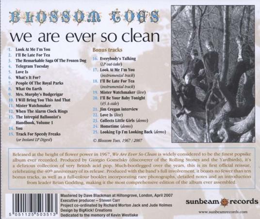 We Are Ever so Clean - CD Audio di Blossom Toes - 2