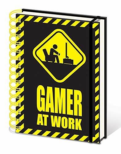 Quaderno. Gamer At Work: -A5 Wiro Notebook- - Pyramid - Idee regalo | IBS