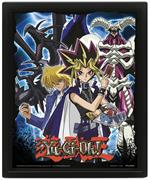 Yu-Gi-Oh!: Pyramid - Black Skull Dragon - Framed 25X20 Cm (3D Lenticular Print / Stampa)