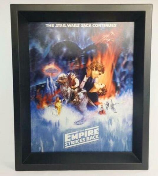 Poster Lenticolare 3D Star Wars Empire Strikes Back 10X8 3D. Framed