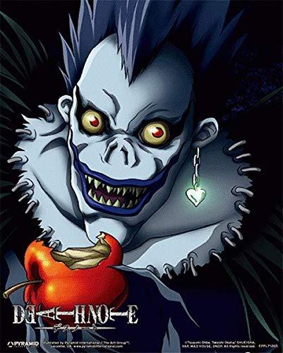 Poster Lenticolare 3D Death Note Light Ryuk Split 10X8 3D. Framed - 3