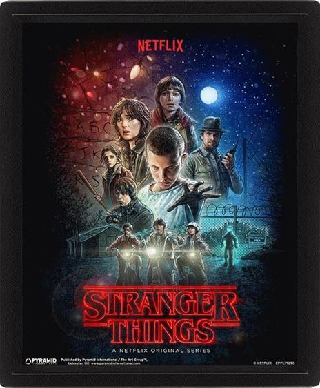 Stranger Things Lenticular 3d Poster 25x20cm - 2