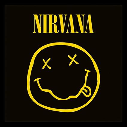 Cornice LP Nirvana. Smiley -12" Album Cover Framed Print-