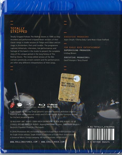 The Rolling Stones. Totally Stripped (Blu-ray) - Blu-ray di Rolling Stones - 2