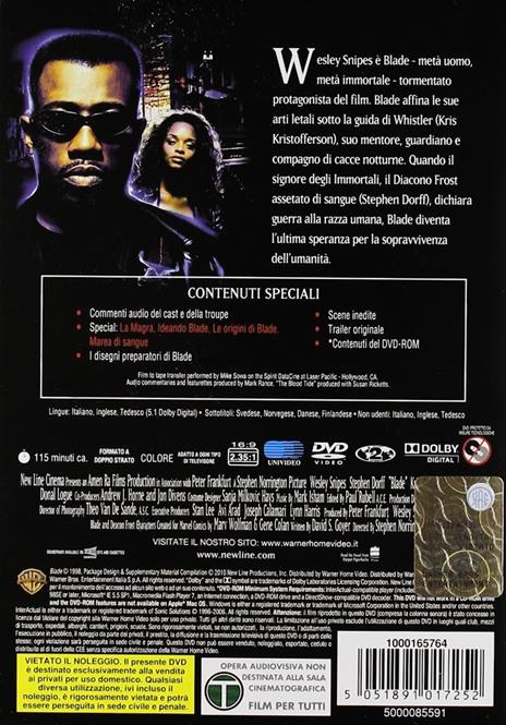 Blade di Stephen Norrington - DVD - 2