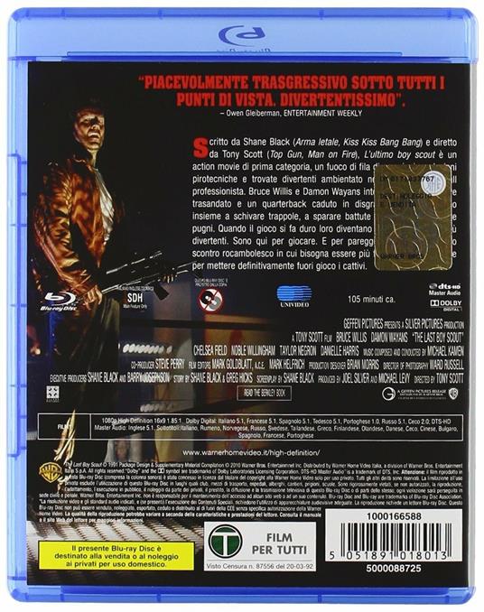 L' ultimo boy scout di Tony Scott - Blu-ray - 2