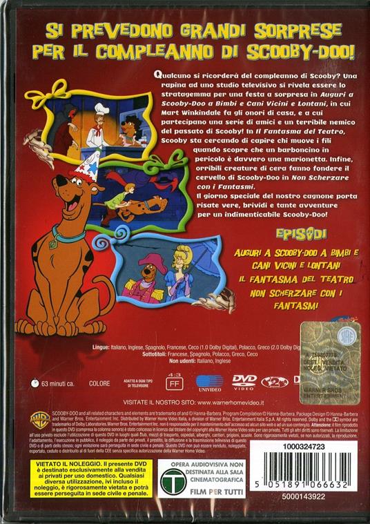 INVITI COMPLEANNO SCOOBY DOO 6 PZ CON BUSTINE