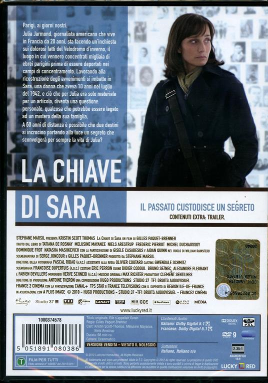 La chiave di Sara - DVD - Film di Gilles Paquet-Brenner Drammatico | IBS