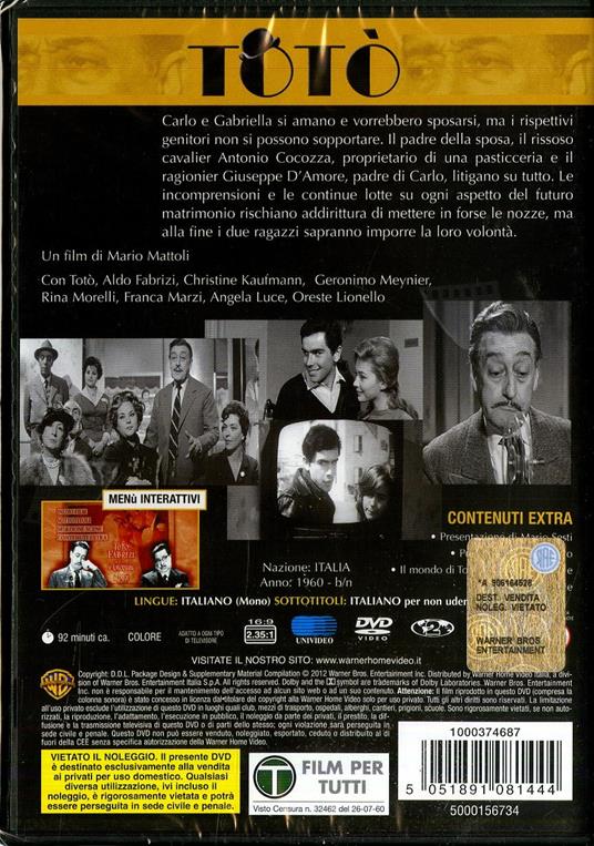 Totò, Fabrizi e i giovani d'oggi di Mario Mattoli - DVD - 2