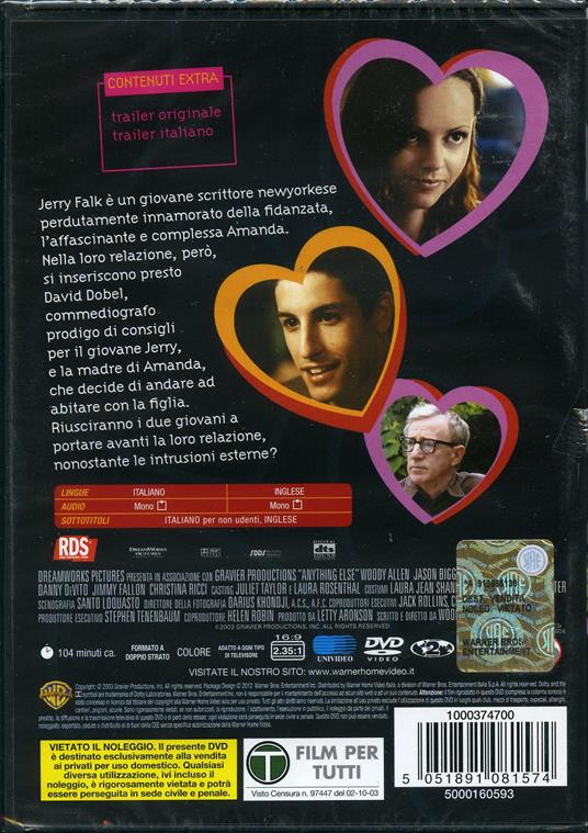 Anything Else (DVD) di Woody Allen - DVD - 2