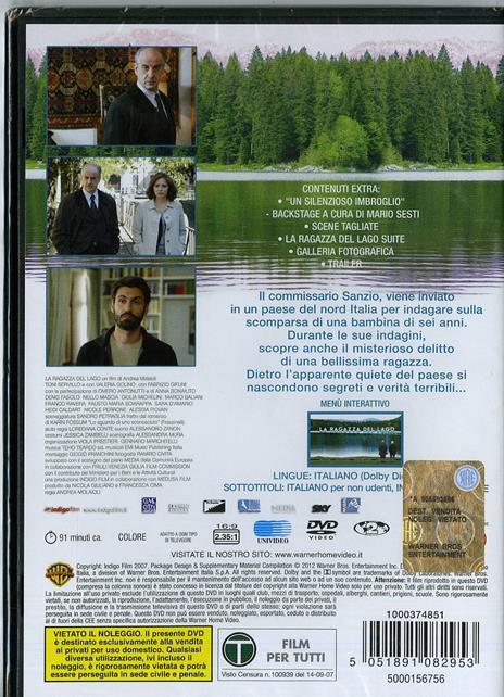 La ragazza del lago di Andrea Molaioli - DVD - 2