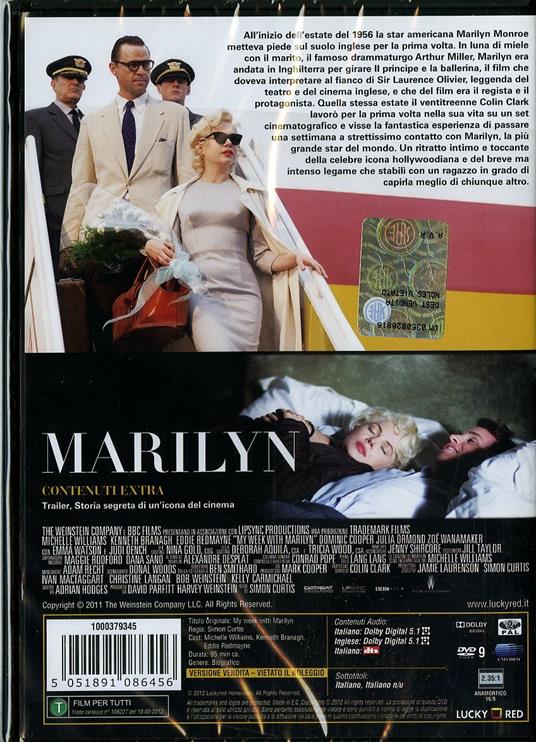 Marilyn di Simon Curtis - DVD - 2